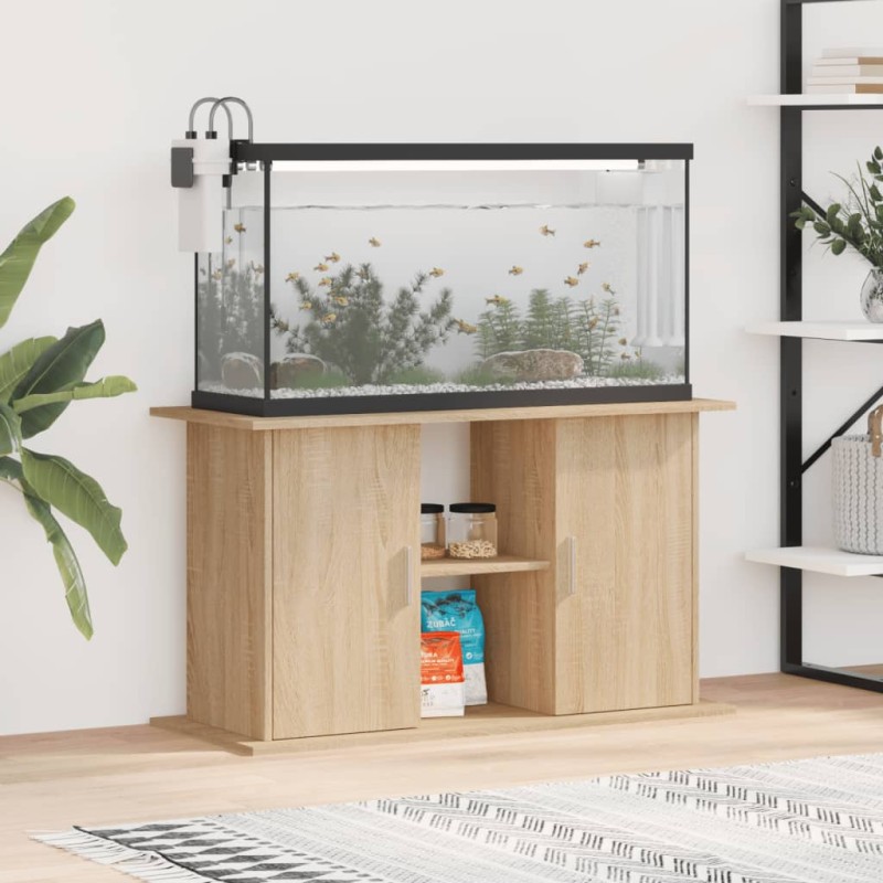 vidaXL Aquariumständer Sonoma-Eiche 101x41x58 cm Holzwerkstoff vidaXL Aquariumständer Sonoma-Eiche 101x41x58 cm Holzwerkstoff