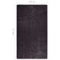 vidaXL Teppich Waschbar 190x300 cm Anthrazit Rutschfest vidaXL Teppich Waschbar 190x300 cm Anthrazit Rutschfest
