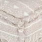 Modularer Pouf Beige Stoff Modularer Pouf Beige Stoff
