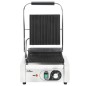 vidaXL Gerillter Panini-Grill Edelstahl 1800 W 31x30,5x20 cm vidaXL Gerillter Panini-Grill Edelstahl 1800 W 31x30,5x20 cm