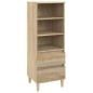 vidaXL Highboard Sonoma-Eiche 40x36x110 cm Holzwerkstoff vidaXL Highboard Sonoma-Eiche 40x36x110 cm Holzwerkstoff