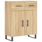 vidaXL Sideboard Sonoma-Eiche 69,5x34x90 cm Holzwerkstoff vidaXL Sideboard Sonoma-Eiche 69,5x34x90 cm Holzwerkstoff