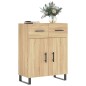 vidaXL Sideboard Sonoma-Eiche 69,5x34x90 cm Holzwerkstoff vidaXL Sideboard Sonoma-Eiche 69,5x34x90 cm Holzwerkstoff