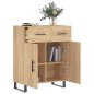 vidaXL Sideboard Sonoma-Eiche 69,5x34x90 cm Holzwerkstoff vidaXL Sideboard Sonoma-Eiche 69,5x34x90 cm Holzwerkstoff