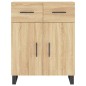 vidaXL Sideboard Sonoma-Eiche 69,5x34x90 cm Holzwerkstoff vidaXL Sideboard Sonoma-Eiche 69,5x34x90 cm Holzwerkstoff