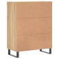vidaXL Sideboard Sonoma-Eiche 69,5x34x90 cm Holzwerkstoff vidaXL Sideboard Sonoma-Eiche 69,5x34x90 cm Holzwerkstoff
