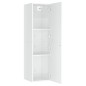 vidaXL TV-Schränke 2 Stk. Hochglanz Weiß 30,5x30x110 cm Holzwerkstoff vidaXL TV-Schränke 2 Stk. Hochglanz Weiß 30,5x30x110 cm Holzwerkstoff