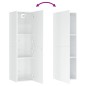 vidaXL TV-Schränke 2 Stk. Hochglanz Weiß 30,5x30x110 cm Holzwerkstoff vidaXL TV-Schränke 2 Stk. Hochglanz Weiß 30,5x30x110 cm Holzwerkstoff