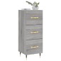 vidaXL Sideboard Grau Sonoma 34,5x34x90 cm Holzwerkstoff vidaXL Sideboard Grau Sonoma 34,5x34x90 cm Holzwerkstoff