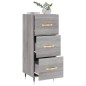 vidaXL Sideboard Grau Sonoma 34,5x34x90 cm Holzwerkstoff vidaXL Sideboard Grau Sonoma 34,5x34x90 cm Holzwerkstoff