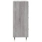 vidaXL Sideboard Grau Sonoma 34,5x34x90 cm Holzwerkstoff vidaXL Sideboard Grau Sonoma 34,5x34x90 cm Holzwerkstoff