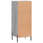 vidaXL Sideboard Grau Sonoma 34,5x34x90 cm Holzwerkstoff vidaXL Sideboard Grau Sonoma 34,5x34x90 cm Holzwerkstoff