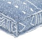 Palettensofa-Auflage Indigo Stoff Patchwork Palettensofa-Auflage Indigo Stoff Patchwork