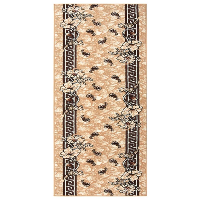 vidaXL Teppichläufer BCF Beige 100x200 cm vidaXL Teppichläufer BCF Beige 100x200 cm