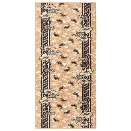 vidaXL Teppichläufer BCF Beige 100x200 cm