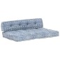 Palettensofa-Auflage Indigo Stoff Patchwork Palettensofa-Auflage Indigo Stoff Patchwork