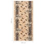 vidaXL Teppichläufer BCF Beige 100x200 cm vidaXL Teppichläufer BCF Beige 100x200 cm