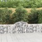 vidaXL Gabionen mit Hochbogen 14 Stk. 200x30x60/80 cm Verzinktes Eisen vidaXL Gabionen mit Hochbogen 14 Stk. 200x30x60/80 cm Verzinktes Eisen
