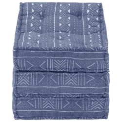 vidaXL Modularer Pouf Indigo Stoff 
