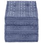 vidaXL Modularer Pouf Indigo Stoff vidaXL Modularer Pouf Indigo Stoff