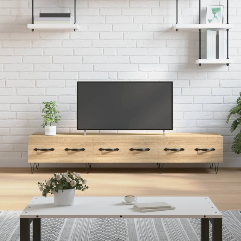 vidaXL TV-Schrank Sonoma-Eiche 150x36x30 cm Holzwerkstoff vidaXL TV-Schrank Sonoma-Eiche 150x36x30 cm Holzwerkstoff