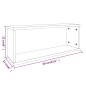 vidaXL Würfelregale 6 Stk. Räuchereiche 60x15x23 cm Holzwerkstoff vidaXL Würfelregale 6 Stk. Räuchereiche 60x15x23 cm Holzwerkstoff