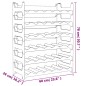 vidaXL Weinregal für 36 Flaschen PP Stapelbar vidaXL Weinregal für 36 Flaschen PP Stapelbar