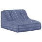 vidaXL Modularer Pouf Indigo Stoff vidaXL Modularer Pouf Indigo Stoff