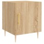 vidaXL Nachttisch Sonoma-Eiche 40x40x50 cm Holzwerkstoff vidaXL Nachttisch Sonoma-Eiche 40x40x50 cm Holzwerkstoff