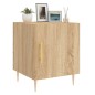 vidaXL Nachttisch Sonoma-Eiche 40x40x50 cm Holzwerkstoff vidaXL Nachttisch Sonoma-Eiche 40x40x50 cm Holzwerkstoff