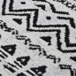 vidaXL Teppich Schwarz und Weiß 160x230 cm Baumwolle vidaXL Teppich Schwarz und Weiß 160x230 cm Baumwolle