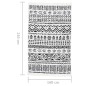 vidaXL Teppich Schwarz und Weiß 160x230 cm Baumwolle vidaXL Teppich Schwarz und Weiß 160x230 cm Baumwolle