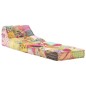 vidaXL Modularer Pouf Patchwork Stoff vidaXL Modularer Pouf Patchwork Stoff