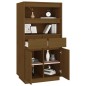 vidaXL Highboard Honigbraun 60x40x116,5 cm Massivholz Kiefer vidaXL Highboard Honigbraun 60x40x116,5 cm Massivholz Kiefer