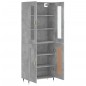 vidaXL Highboard Betongrau 69,5x34x180 cm Holzwerkstoff vidaXL Highboard Betongrau 69,5x34x180 cm Holzwerkstoff