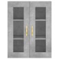 vidaXL Highboard Betongrau 69,5x34x180 cm Holzwerkstoff vidaXL Highboard Betongrau 69,5x34x180 cm Holzwerkstoff