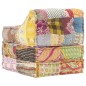 vidaXL Modularer Pouf Patchwork Stoff vidaXL Modularer Pouf Patchwork Stoff