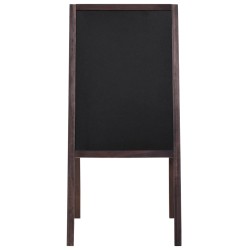vidaXL Tafel Kundenstopper Doppelseitig Zedernholz Freistehend 40×60cm