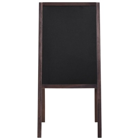 vidaXL Tafel Kundenstopper Doppelseitig Zedernholz Freistehend 40×60cm