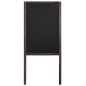 vidaXL Tafel Kundenstopper Doppelseitig Zedernholz Freistehend 40×60cm vidaXL Tafel Kundenstopper Doppelseitig Zedernholz Freistehend 40×60cm