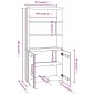 vidaXL Highboard HAMAR Massivholz Kiefer Honigbraun vidaXL Highboard HAMAR Massivholz Kiefer Honigbraun