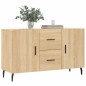 vidaXL Sideboard Sonoma-Eiche 100x36x60 cm Holzwerkstoff vidaXL Sideboard Sonoma-Eiche 100x36x60 cm Holzwerkstoff