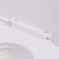 vidaXL Hänge-Toilette mit Einbau-Spülkasten Keramik Weiß vidaXL Hänge-Toilette mit Einbau-Spülkasten Keramik Weiß