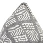 Beanbag Grau Stoff Patchwork Beanbag Grau Stoff Patchwork