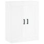 vidaXL Highboard Hochglanz-Weiß 69,5x34x180 cm Holzwerkstoff vidaXL Highboard Hochglanz-Weiß 69,5x34x180 cm Holzwerkstoff