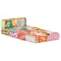 vidaXL Modularer Pouf Patchwork Stoff vidaXL Modularer Pouf Patchwork Stoff