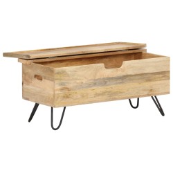 vidaXL Truhe 90x40x45 cm Mango Massivholz 