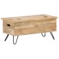 vidaXL Truhe 90x40x45 cm Mango Massivholz vidaXL Truhe 90x40x45 cm Mango Massivholz