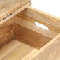 vidaXL Truhe 90x40x45 cm Mango Massivholz vidaXL Truhe 90x40x45 cm Mango Massivholz