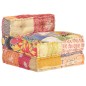 vidaXL Modularer Pouf Patchwork Stoff vidaXL Modularer Pouf Patchwork Stoff